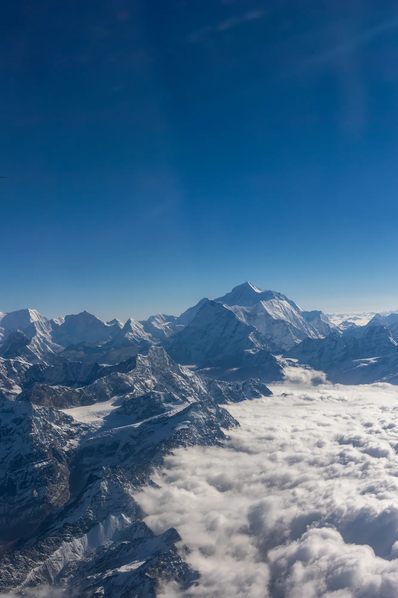 noch einmal den traumhaften Ausblick genießen, bevor es zurück nach Kathmandu geht