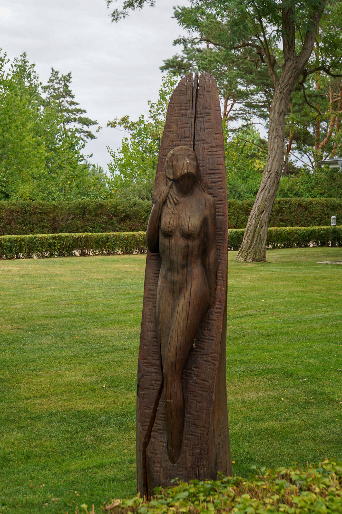 Holzskulptur an der Standpromenade Zinnowitz