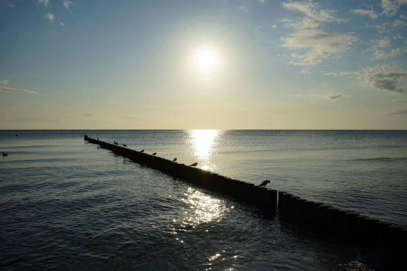 Buhnen am Strand Kölpinsee
